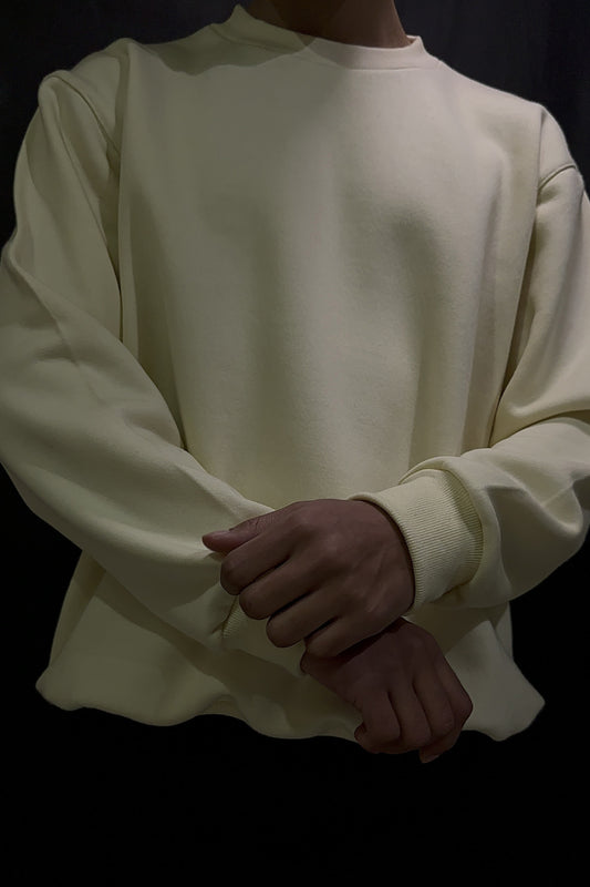 Oversized Beige Sweatshirt