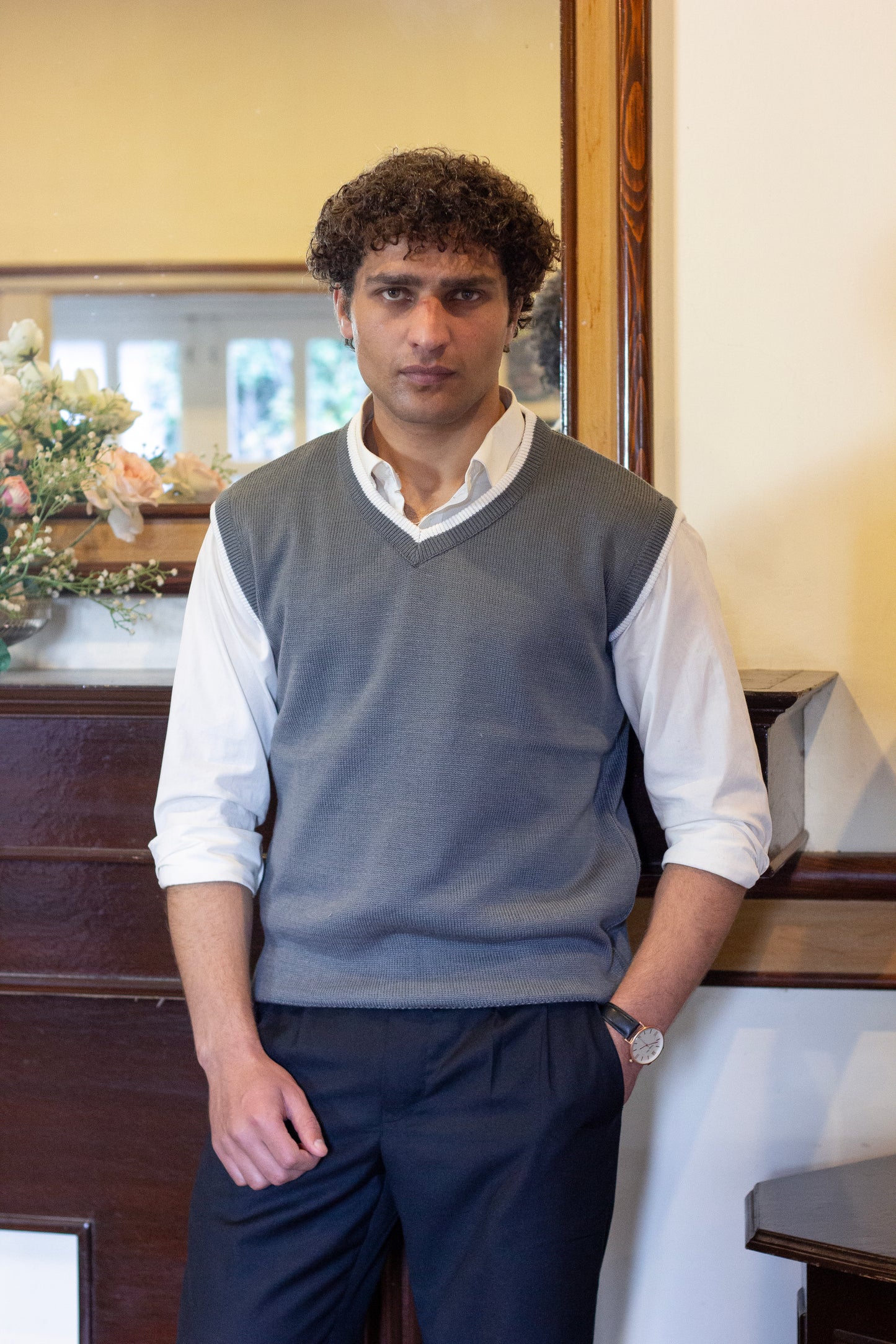 Plain Sleeveless Sweater