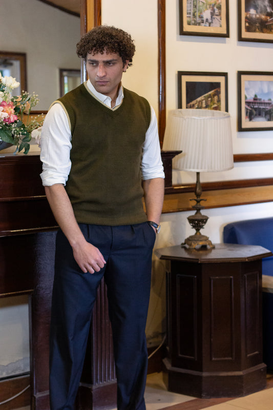 Plain Sleeveless Sweater