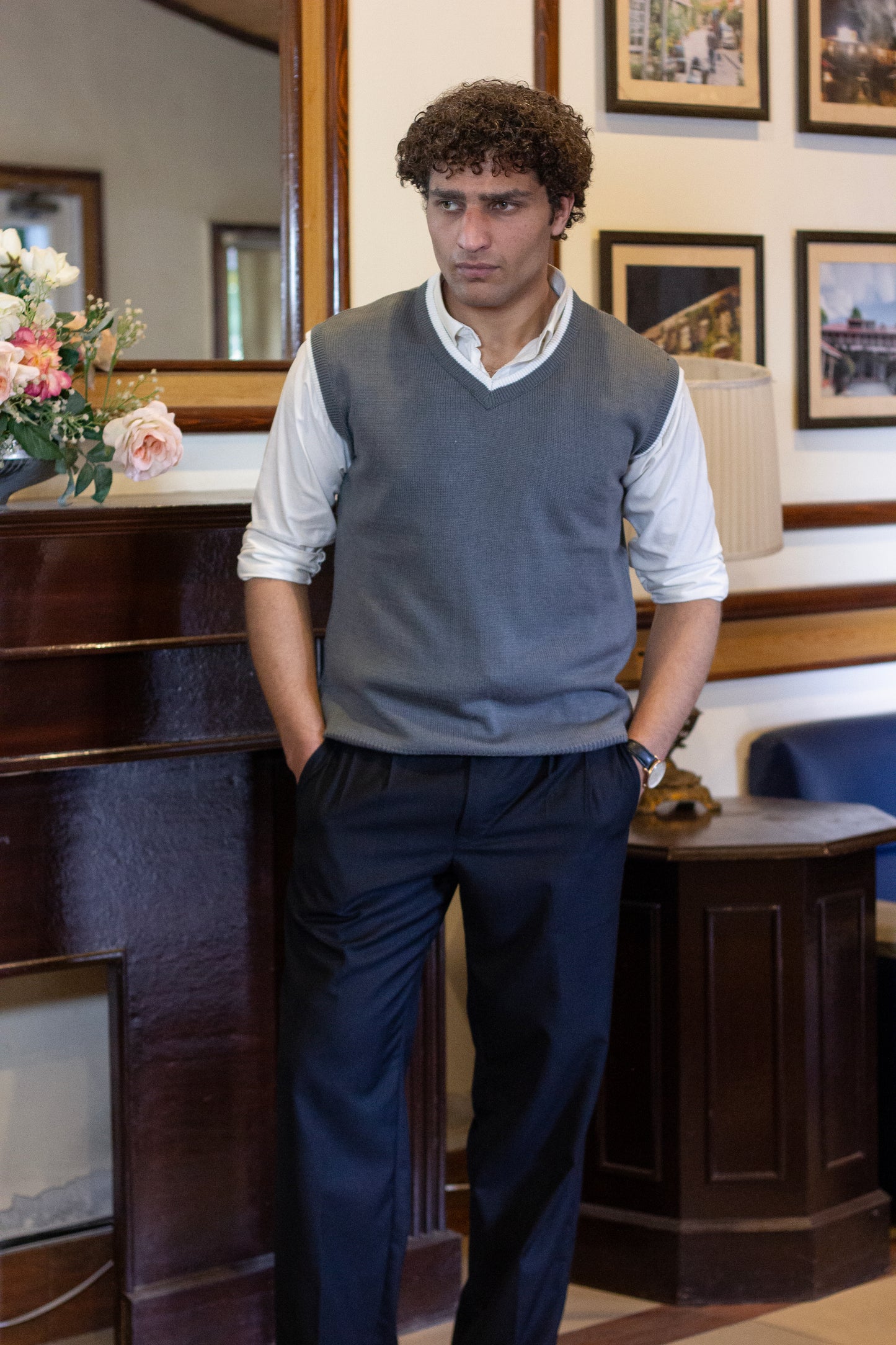 Plain Sleeveless Sweater