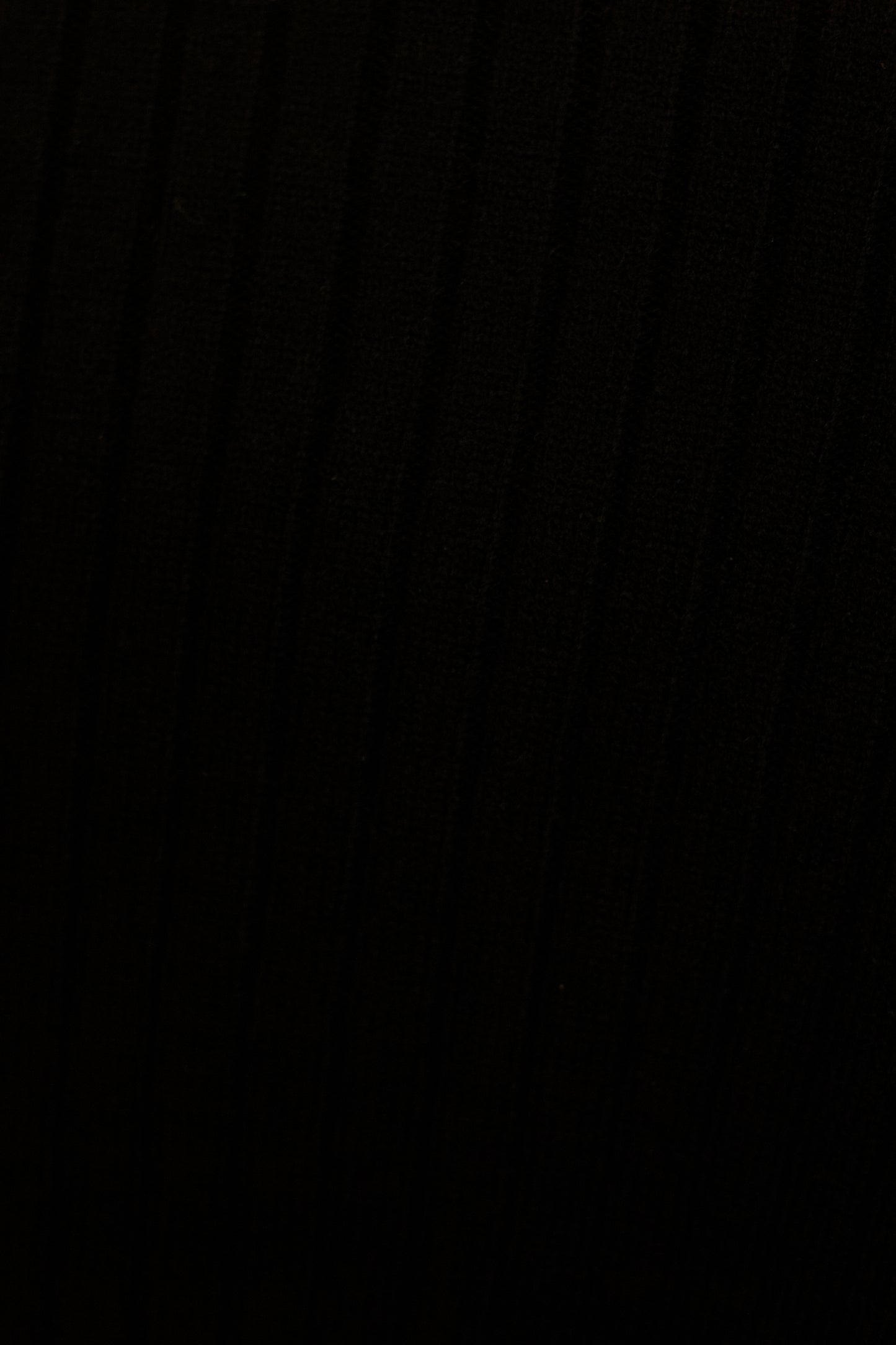 Textured Black Collar Sweater