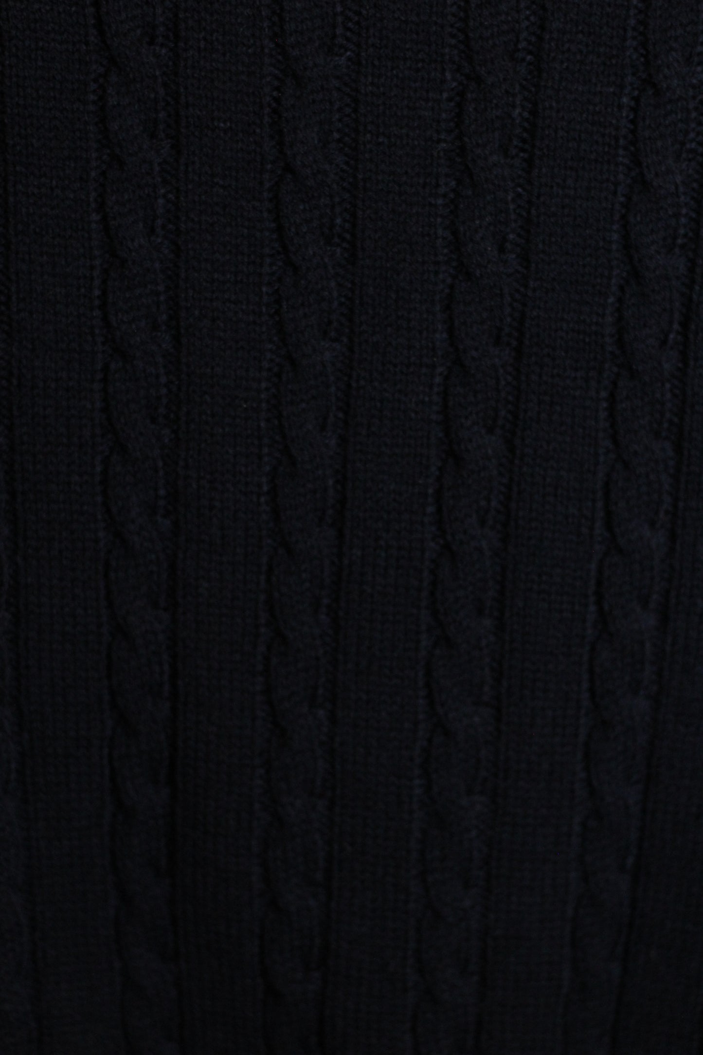 Cable Knit Navy Sweater